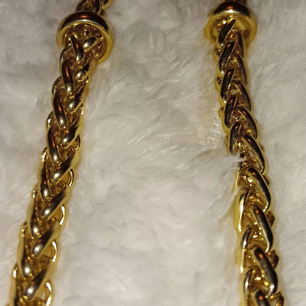 Source Unknown Twisted Gold Necklace - image 7